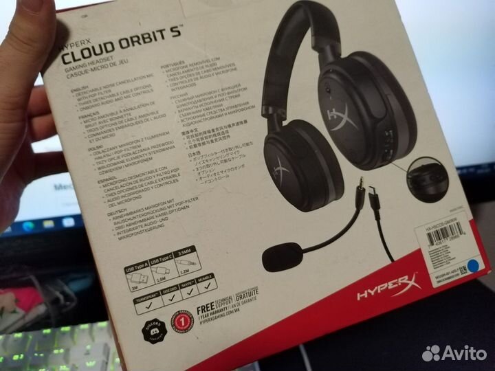 Гарнитура HyperX Cloud Orbit S