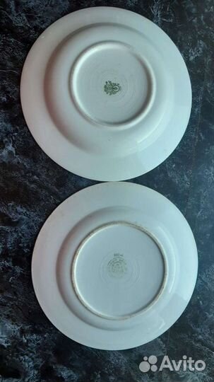 Антикварные тарелки 2шт зик 30-40гг СССР