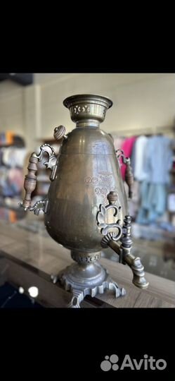 Самовар на дровах старинный