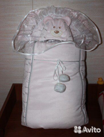 Конверт на выписку и для прогулок для девочки