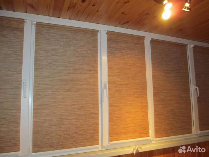 Рулонные жалюзи на створки