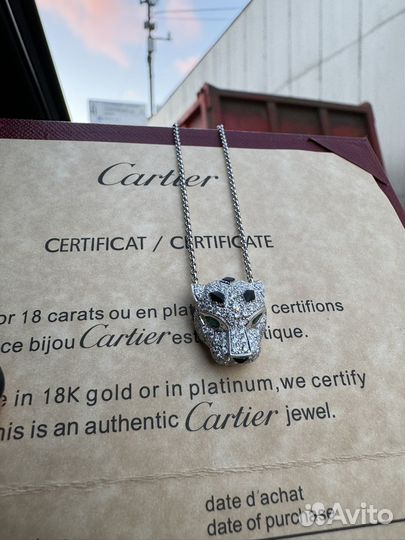 Подвеска cartier DE panthere