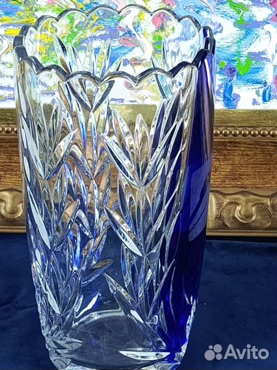 Хрустальная ваза 20 см