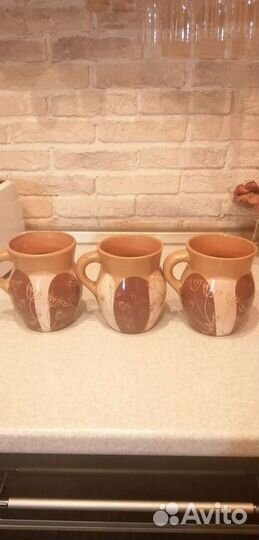 Пивная кружка СССР, глина обозжена