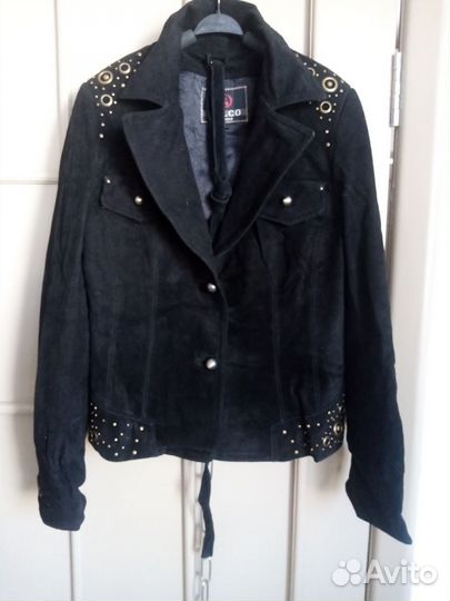 Пиджак женский натуральная замша