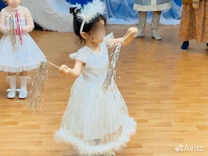 Платье снежинки