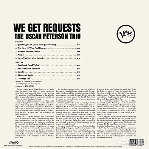 Oscar Peterson (1925-2007) - We Get Requests (1 LP)