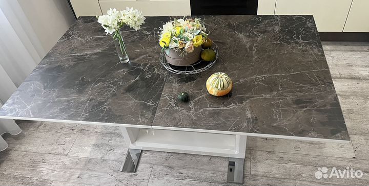 Стол обеденный раздвижной большой