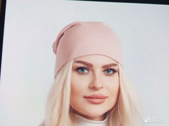 Шапка женская трикотажная