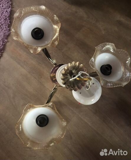 Люстра потолочная бу