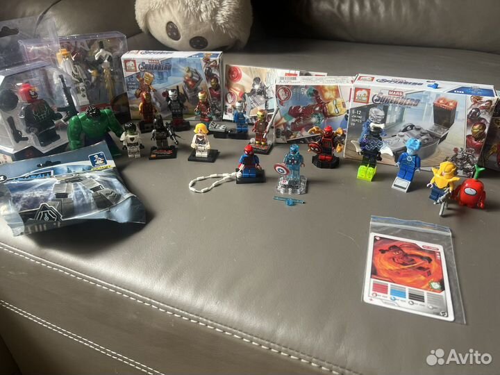 Фигурки игрушки Lego,Among us,Ninja и другие