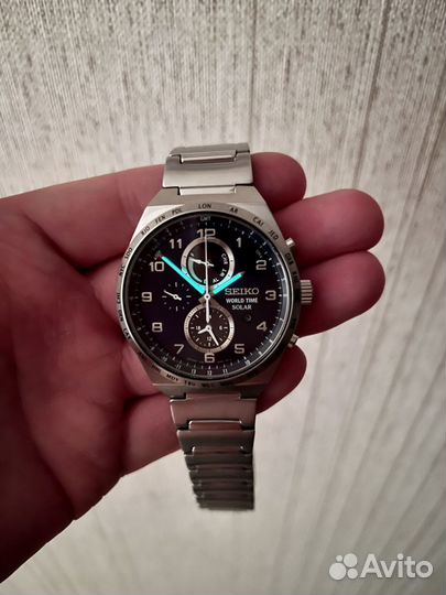 Редкие Seiko world time chronograph