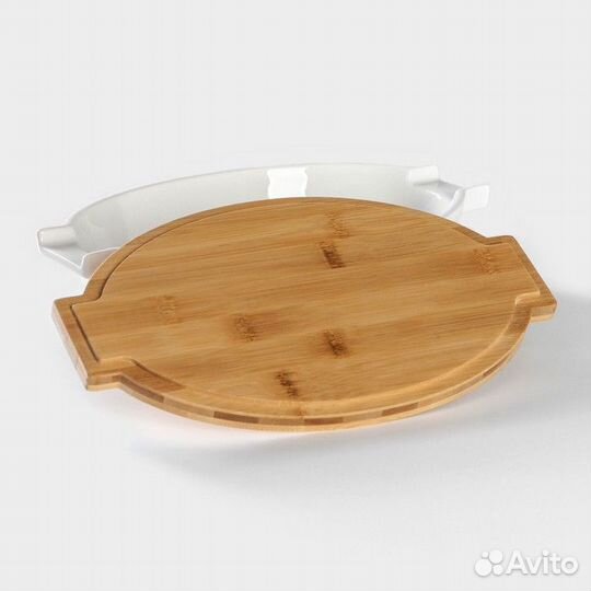 Форма для выпечки из жаропрочной керамики BellaTenero, 1,2 л, 28,4x16,3x6,2 см, цвет белый