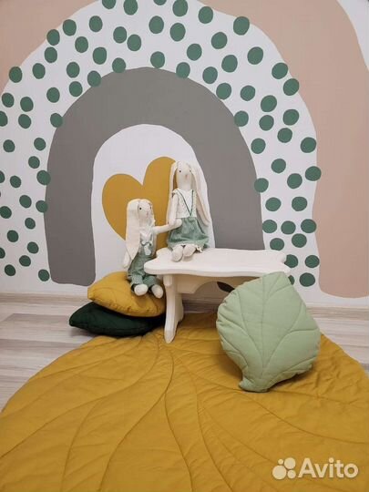 Зайчики тильды подарок для детей игрушка