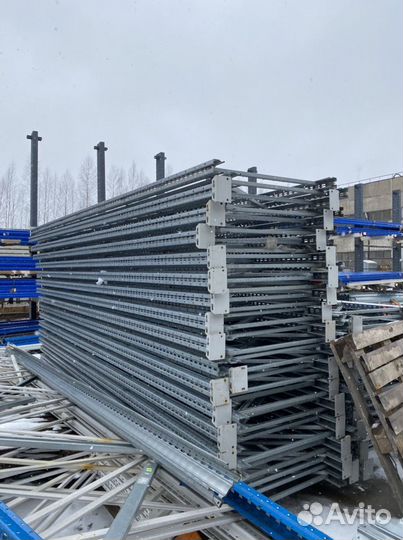 Стеллажи бу 3500мм, рамы, балки