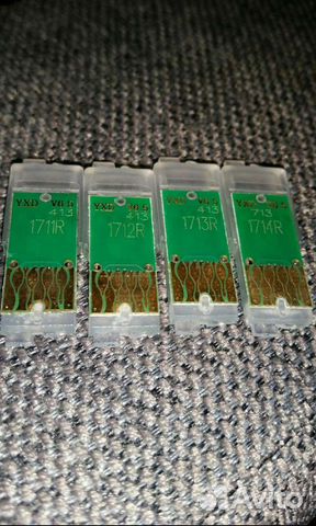 Чипы для картриджей epson