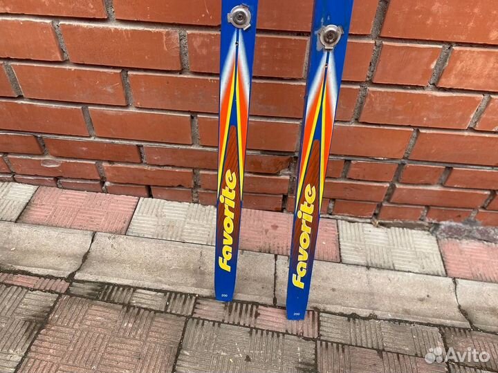 Беговые лыжи+ палки для лыж