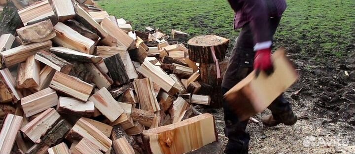 Дрова естесвенной влажности