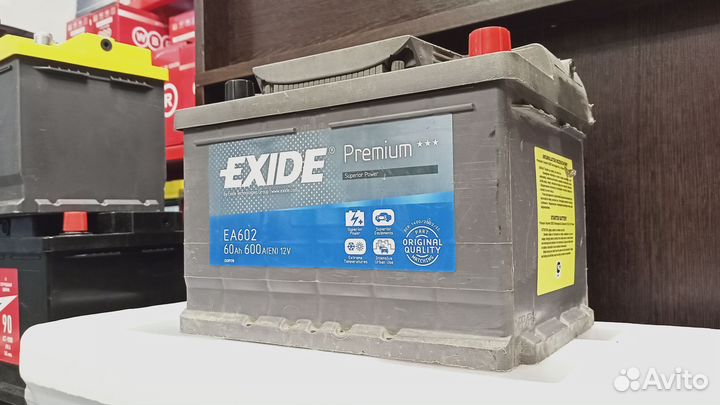 Аккумулятор Exide 60 Ah Б/У