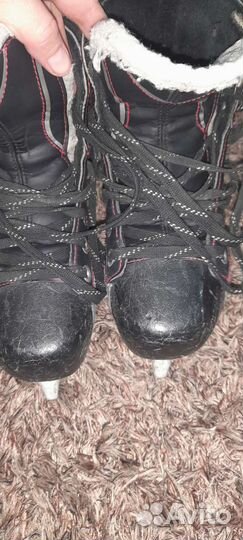 Хоккейные коньки bauer 37.5