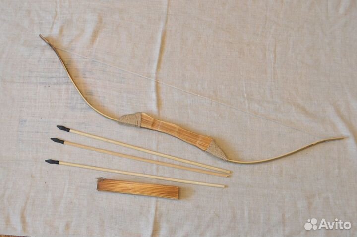 Детский деревянный лук (игрушка)