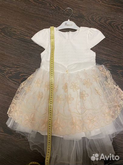 Нарядное платье для девочки размер 104