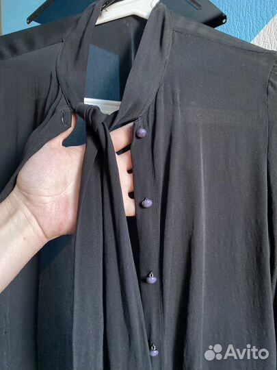 Блузка шелковая с бантом etro