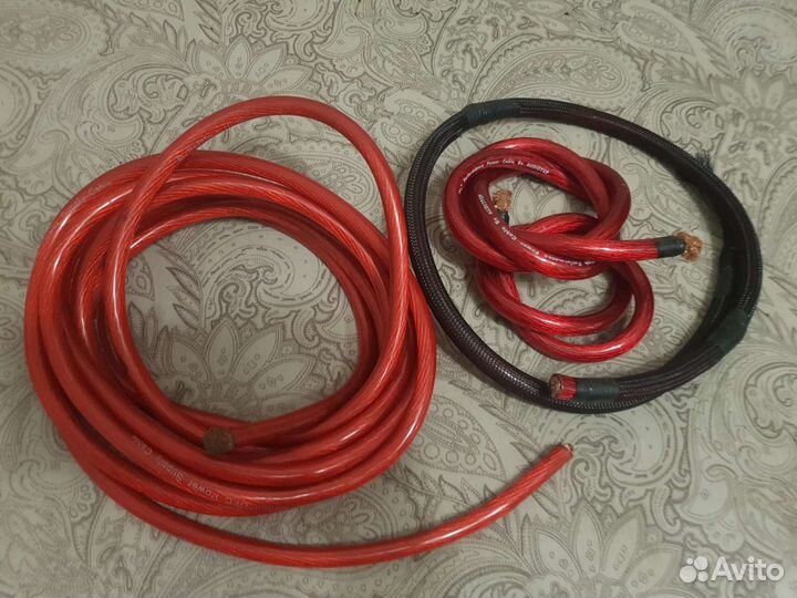 Провода для усилителя сабвуфера титанат