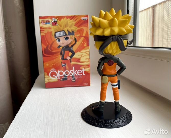 Оригинальная аниме фигурка Наруто Q Posket