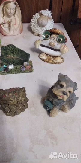 Копилки из гипса,фигурки и подсвечники