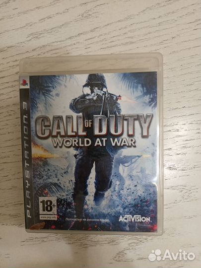 Игра для приставки Call of duty World AT war ps3