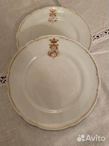 Антикварные тарелки М.С.Кузнецова