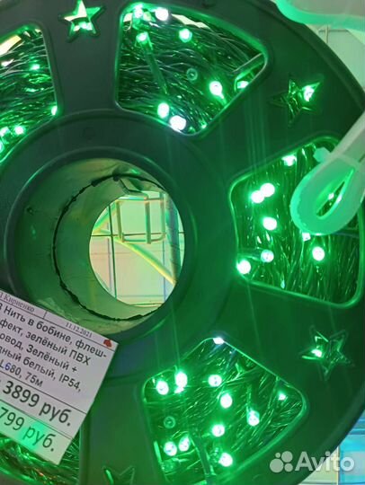 Гирлянды нити led
