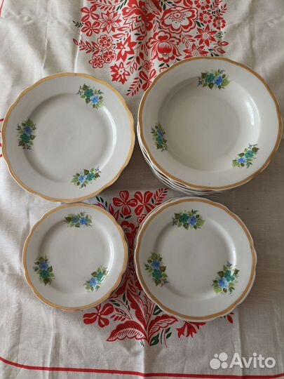 Столовый сервиз фарфор СССР