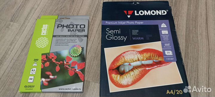 Фотобумага разная