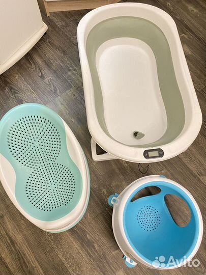 Ванна, сиденье и горка для купания