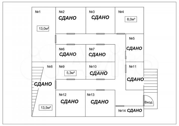 Склад, 5.2 м²