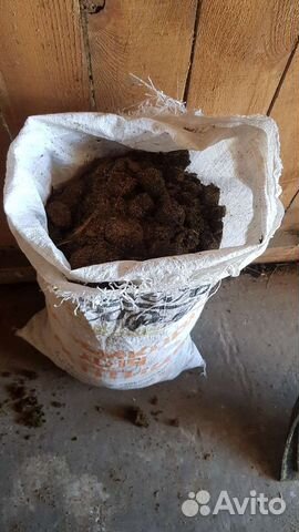 Навоз конский в мешках, перегной