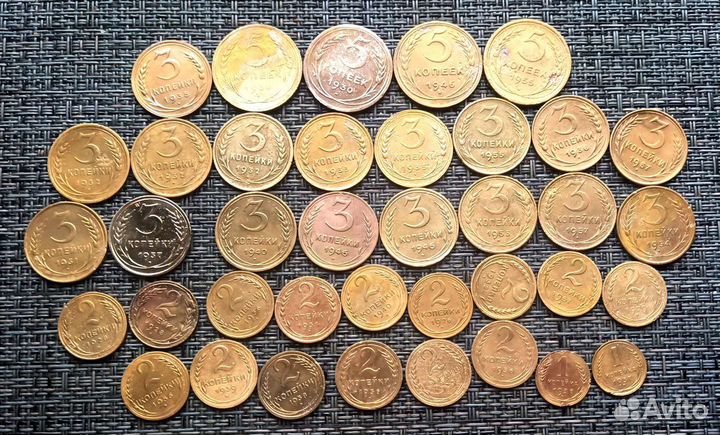 Раннии советские монеты