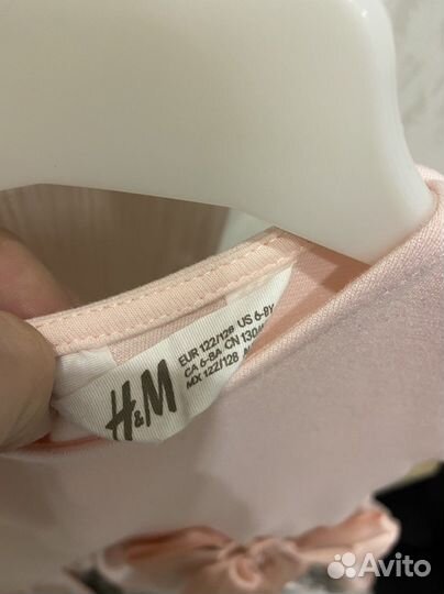 Платье для девочки hm 122/128