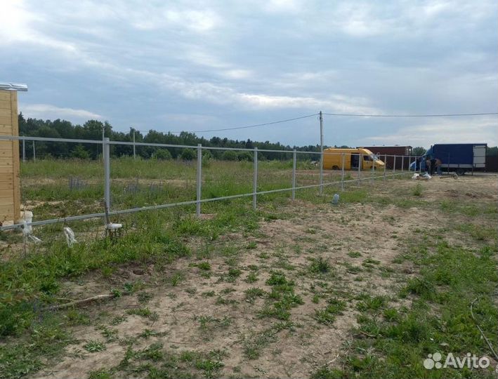 Забор металлический за 1 день под ключ