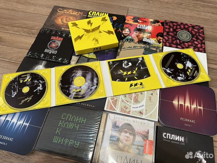 Коллекция CD дисков сплин (диджипак)