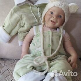Mold Reborn Doll Baby Kit DIY Head+Limbs+Cloth Body 18-19 Already Painted L