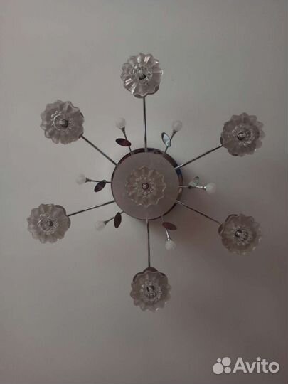 Люстра светодиодная с пультом бу