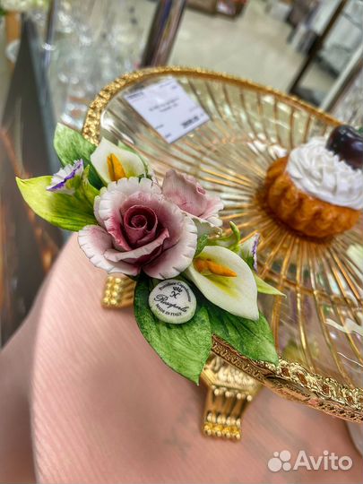 Блюдо круглое «Rosaperla» 26см. Италия