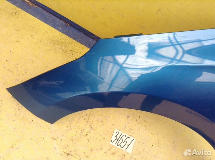 Hyundai Solaris Крыло переднее левое Цвет Синий