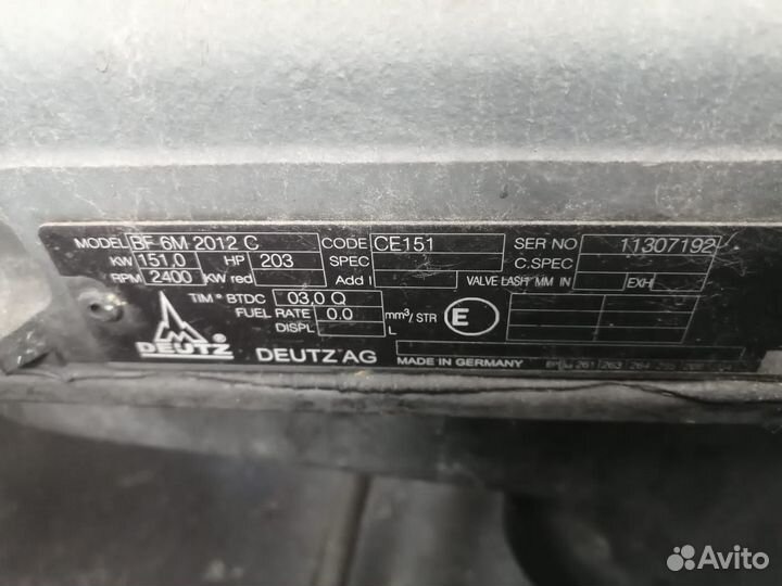 Двигатель дизельный Deutz BF 6M 2012 C