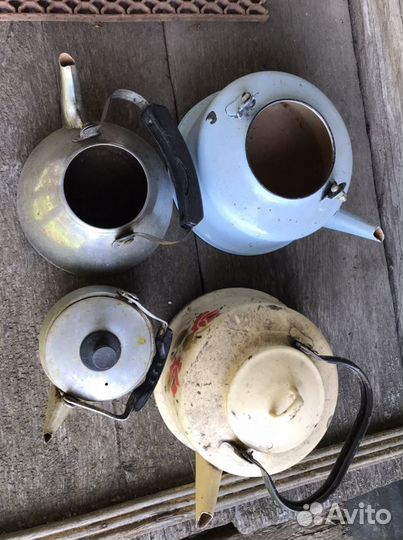 Чайник эмалированный СССР