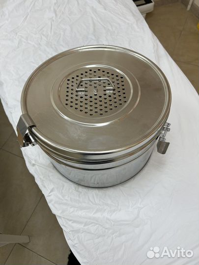 Коробка стерилизационная круглая кскф-15 биксы