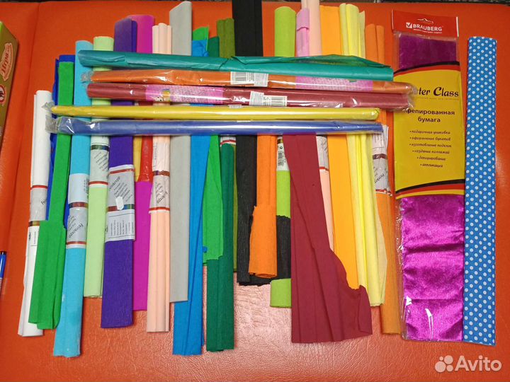 Креповая и папирусная бумага